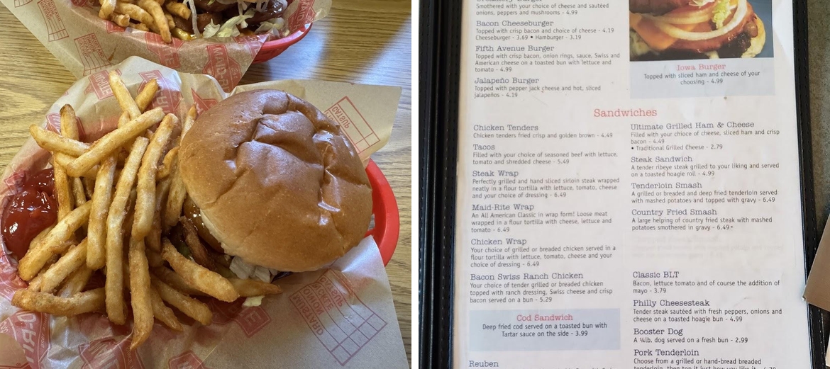 5th Avenue Creamery Menu