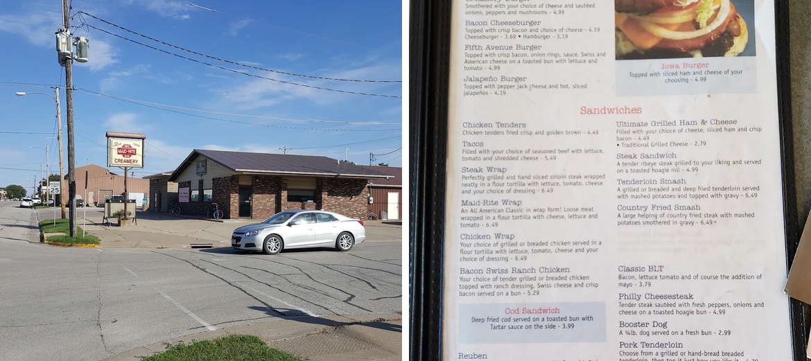 5th Avenue Creamery Menu